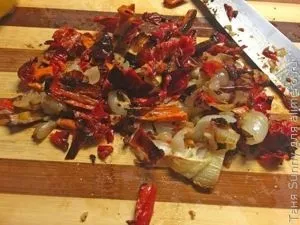 Курка в духовці з кускус