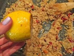Курка в духовці з кускус (їжа для дітей) Курка в духовці з кускус