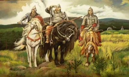 Хто зображений на картині Васнецова - три богатирі - (фото) (картині) Хто зображений на картині Васнецова - три богатирі - (фото)