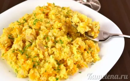 Кускус з овочами і курячим філе (рецепт другої страви кускус з овочами і курячим філе покрокові фотографії) Кускус з овочами і курячим філе