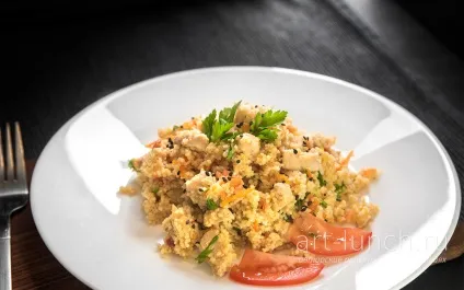 Кускус з курячим філе і овочами - покроковий рецепт з фото (рецепт) Кускус з курячим філе і овочами - покроковий рецепт з фото