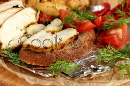Курка для бутербродів - покроковий рецепт з фото, закуски (курка) Курка для бутербродів - покроковий рецепт з фото, закуски
