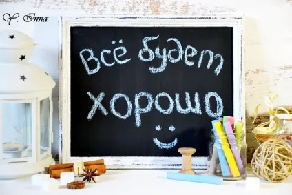 Майстер-клас як зробити інтер'єрну грифельну дошку для записів y - c italy