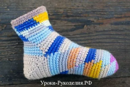 Майстер-клас з в'язання шкарпеток гачком - уроки рукоділля (шкарпеток) Майстер-клас з в'язання шкарпеток гачком - уроки рукоділля