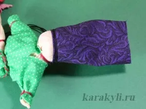 Світове дерево - народна тряпічная лялька на весілля, каракулі