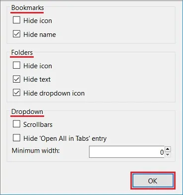 Налаштування панелі закладок в firefox - розширення thin bookmarks (розширення thin bookmarks) Налаштування панелі закладок в firefox - розширення thin bookmarks