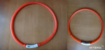 Огляд силіконового світлодіодного світиться нашийника для собак, з usb зарядкою (собак) Огляд силіконового світлодіодного світиться нашийника для собак, з usb зарядкою