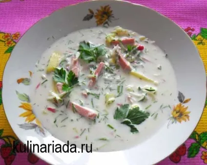 Окрошка на майонезі і воді кулінаріада (оцет) Окрошка на майонезі і воді кулінаріада