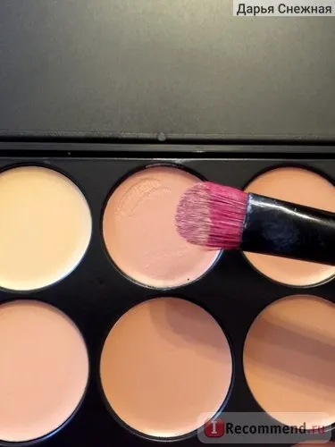 Палітра консилеров visage cosmetics 15 кольорів, код fg 15 - «навіщо тональний крем, якщо є