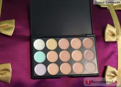 Палітра консилеров visage cosmetics 15 кольорів, код fg 15 - «навіщо тональний крем, якщо є