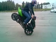 Як встати на переднє колесо на скутері з барабанними гальмами - 21 листопад 2011 - Хмельніцкійій