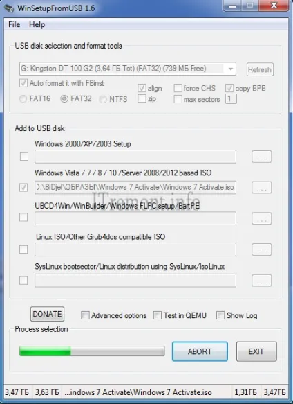 Як записати windows 7 на флешку програмою winsetupfromusb (виправити.) Як записати windows 7 на флешку програмою winsetupfromusb