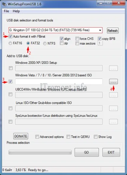 Як записати windows 7 на флешку програмою winsetupfromusb (winsetupfromusb) Як записати windows 7 на флешку програмою winsetupfromusb