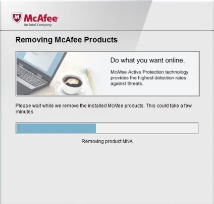 Повне видалення антивіруса mcafee з комп'ютера (mcafee) Повне видалення антивіруса mcafee з комп'ютера