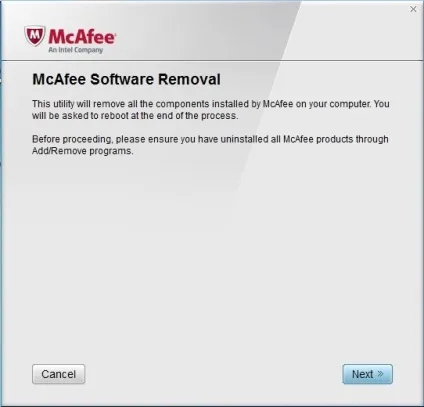 Повне видалення антивіруса mcafee з комп'ютера (комп'ютера) Повне видалення антивіруса mcafee з комп'ютера