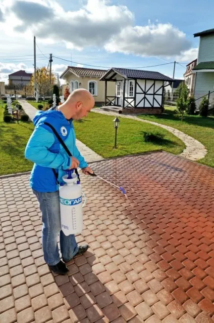 Просочення для каменю - різновиди і техніка нанесення (просочення) Просочення для каменю - різновиди і техніка нанесення