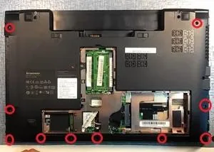 Розбираємо lenovo ideapad b560, чистимо від пилу і міняємо термопасту