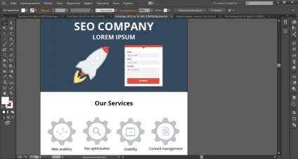Робочий процес створення прототипу сайту в adobe illustrator, секрети веб-дизайну (прототипу) Робочий процес створення прототипу сайту в adobe illustrator, секрети веб-дизайну