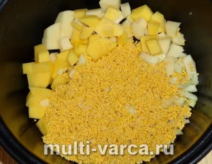 Пшоняна каша з картоплею в мультиварці (каша) Пшоняна каша з картоплею в мультиварці