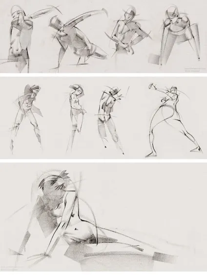 Quickposes pose library for figure & amp; gesture drawing practice