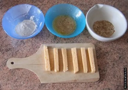 Рецепт сирних паличок