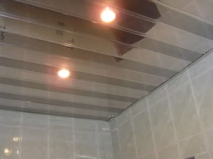 Рейковий стеля у ванній кімнаті фото, відео (кімнаті) Рейковий стеля у ванній кімнаті фото, відео