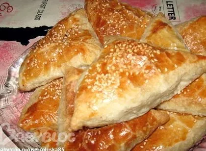 Самса з куркою і картоплею з листкового тіста рецепт (куркою) Самса з куркою і картоплею з листкового тіста рецепт