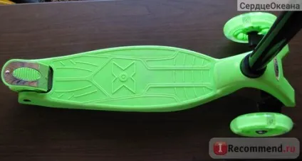 Самокат scooter maxi триколісний з світяться колесами - «шукайте річний транспорт для дитини
