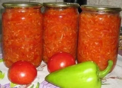 Салати на зиму рецепти з помідор з