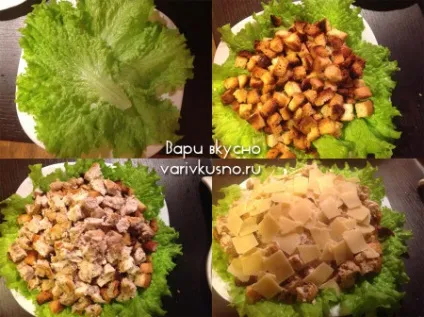 Салат цезар з куркою, домашній рецепт знаменитого цезаря (рецепт) Салат цезар з куркою, домашній рецепт знаменитого цезаря