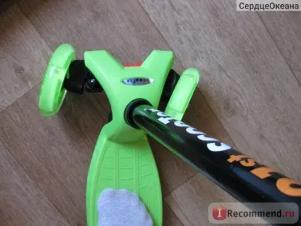 Самокат scooter maxi триколісний з світяться колесами - «шукайте річний транспорт для дитини