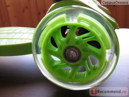 Самокат scooter maxi триколісний з світяться колесами - «шукайте річний транспорт для дитини
