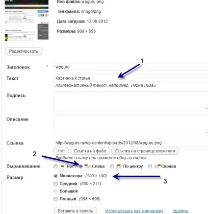 Рубрики wordpress
