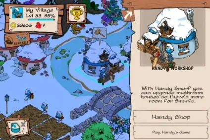 Smurfs village - веселий синій фермер, obofon (гри для ios) Smurfs village - веселий синій фермер, obofon