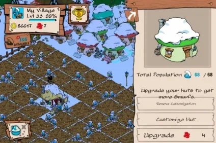 Smurfs village - веселий синій фермер, obofon (огляд гри) Smurfs village - веселий синій фермер, obofon
