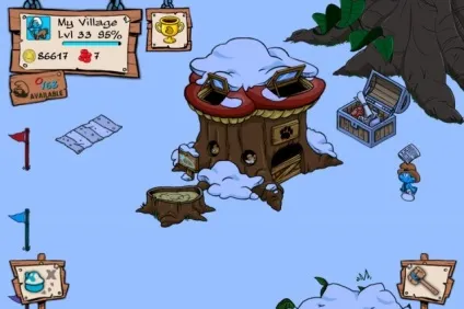 Smurfs village - веселий синій фермер, obofon (village) Smurfs village - веселий синій фермер, obofon