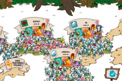 Smurfs village - веселий синій фермер, obofon (smurfs) Smurfs village - веселий синій фермер, obofon