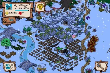 Smurfs village - веселий синій фермер, obofon (огляд гри) Smurfs village - веселий синій фермер, obofon