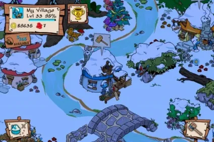 Smurfs village - веселий синій фермер, obofon (гри для android) Smurfs village - веселий синій фермер, obofon