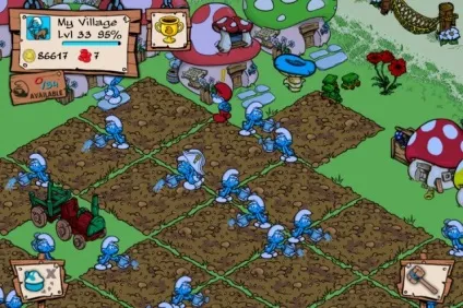 Smurfs village - веселий синій фермер, obofon (obofon) Smurfs village - веселий синій фермер, obofon