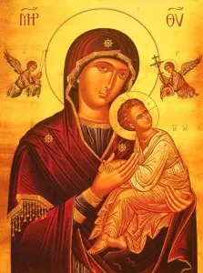 Страсна ікона Божої Матері, Богородиця (божою) Страсна ікона Божої Матері, богородиця