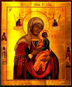 Страсна ікона Божої Матері, Богородиця (ікона) Страсна ікона Божої Матері, богородиця