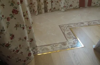 Стик ламінату та плитки з порожком і без поріжка (порожка) Стик ламінату та плитки з порожком і без поріжка