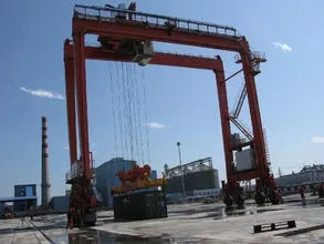 Портальні крани на пневмоходу rtg (портальний кран на пневмоходу rtg sany) Портальні крани на пневмоходу rtg