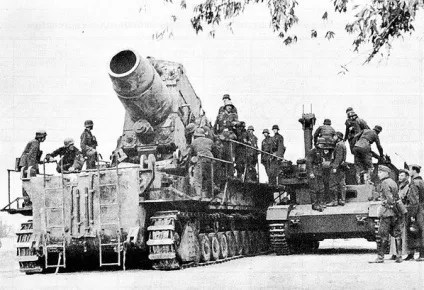 Карл - самохідна німецьких мортира калібр 600-мм і 540-мм (сао) Карл - самохідна німецьких мортира калібр 600-мм і 540-мм