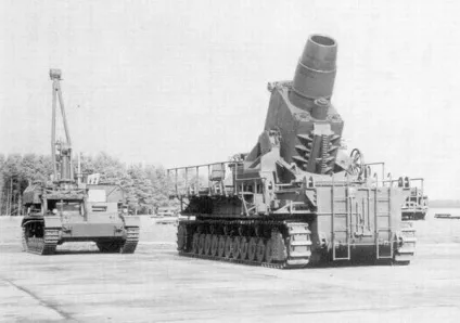 Карл - самохідна німецьких мортира калібр 600-мм і 540-мм (РСЗВ) Карл - самохідна німецьких мортира калібр 600-мм і 540-мм