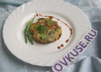 Картопля в сирному соусі