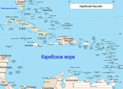 Кариби - що таке карибський басейн
