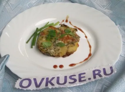Картопля в сирному соусі