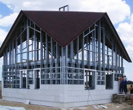 Каркасні будинки з металевого профілю як вибрати і будувати (металевого) Каркасні будинки з металевого профілю як вибрати і будувати